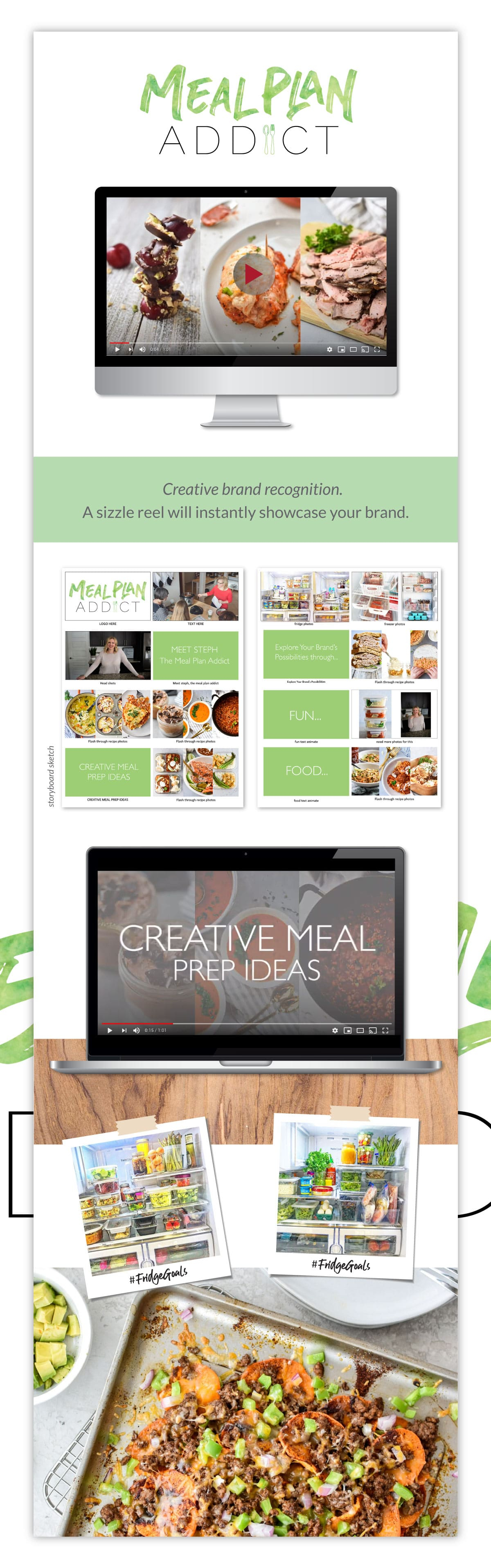 Meal Plan Addict Sizzle Reel